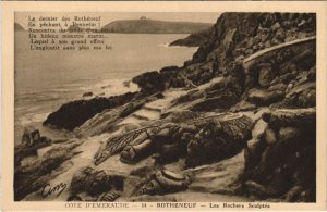 CPA Rotheneuf Les Rochers sculptes (1237137)