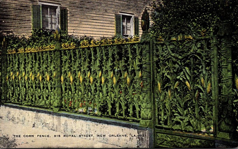 Louisiana New Orleans The Corn Fence 915 Royal Street