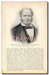 Old Postcard Abraham Emanuel Frohlich