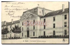 Old Postcard Rueil Barracks Army main building