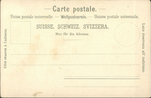 Gruss Aus Den Bergen Mountain Climbing Climbers c1900 Postcard