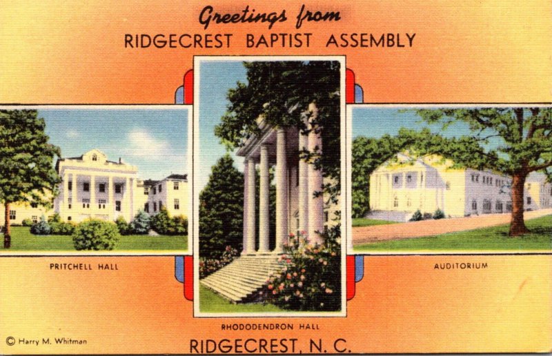 North Carolina Ridgecrest Baptist Assembly Greetings Multi View