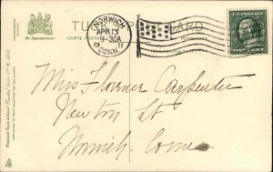 Easter Children Chick Eggshell Hat Vintage Postcard