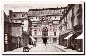 Tours - The Municipal Theater - Old Postcard