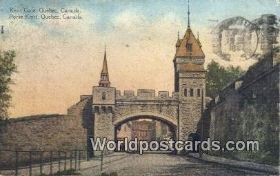 Kent Gate, Porte Kent Quebec Canada Postal Used Unknown, Missing Stamp 