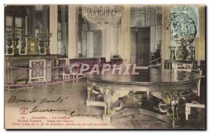 Old Postcard Versailles Chateau Grand Trianon Hall of Mirrors Roundtable