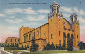 Texas Big Spring Municipal Auditorium