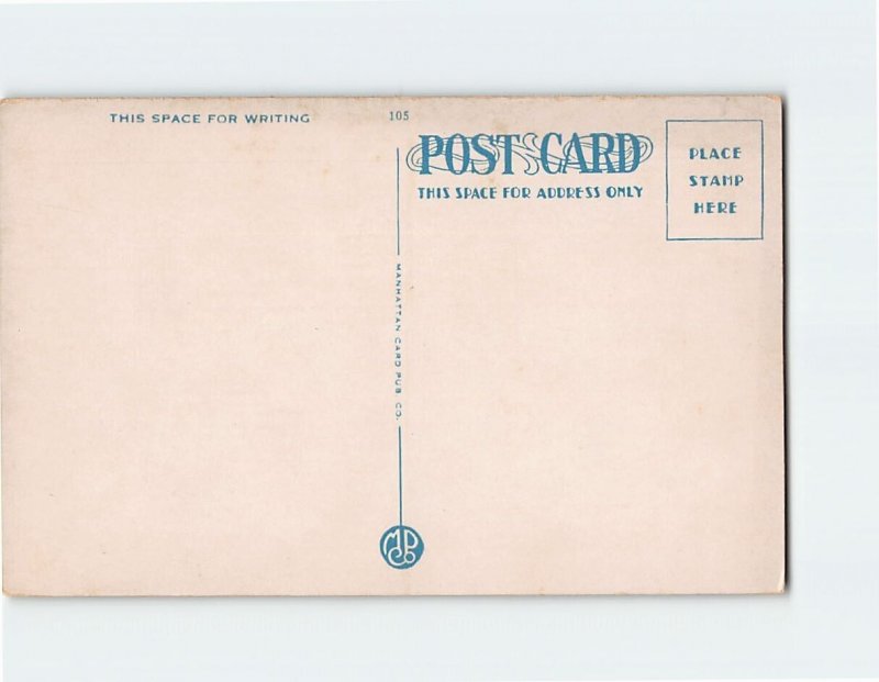 Postcard General Post Office, New York City, New York