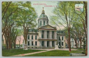 Concord New Hampshire~State Capitol~c1910 Postcard