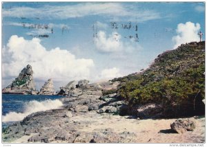 Guadeloupe , La Pointe des Chateaux , PU-1986