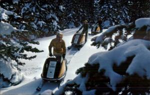 Snowmobiles Snowmobiling Publ in Eau Claire WI Postcard