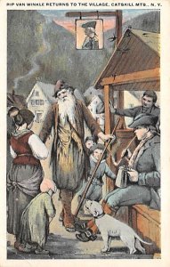 Rip Van Winkle Returns to the Village Catskill Mountains, New York, USA Unused 