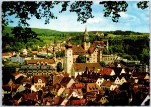 CONTINENTAL SIZE POSTCARD SIGHTS SCENES & CULTURE OF GERMANY VILLAGE #1v29