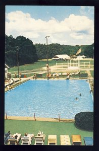 Moodus, Connecticut/CT/Conn Postcard, Frank Davis Resort, Swimming Pool