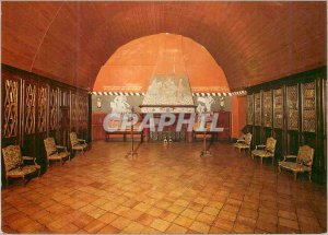 Modern Postcard Chateau de la Brede (Gironde) Library