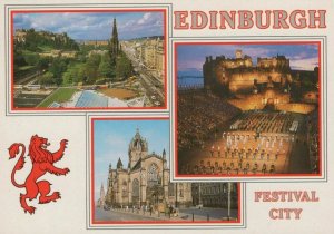 Scotland Postcard - Edinburgh Festival City - Military Tattoo  RR7956