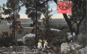 Umgeni River Above the Falls, Natal, Early Postcard, Used in 1912