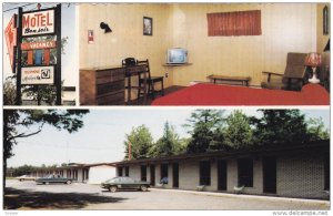 Motel Bon Soir, Inside View, Classic Car, JOLIETTE, Quebec, Canada, 40-60´s