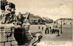 CPA TARBES La Place Marcadieu et Entrée Rue de l'Orient (414819)