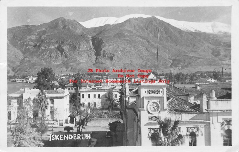 Turkey, Iskenderun, RPPC, City Scene, Photo