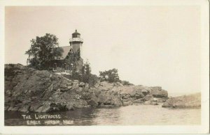 RP: EAGLE HARBOR, Michigan, 1920s; The LIGHTHOUSE