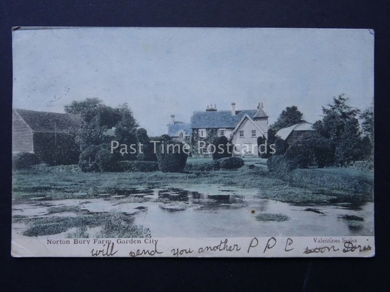 Hertfordshire NORTON BURY FARM Nortonbury Letchworth Garden City c1904 Postcard