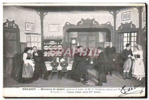 Old Postcard Theater Dejazet M?ssieur the master