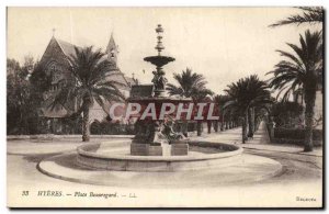 Old Postcard Hyeres Place Beauregard