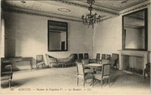 CPA Ajaccio Maison de Napoleon 1er ,Le Boudoir CORSICA (1077927)