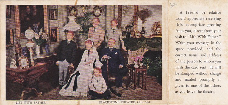 Life With Father Blackstone Theatre Chicago