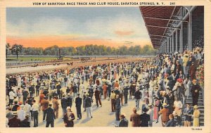 Saratoga Race Track and Club House Saratoga Springs, New York USA