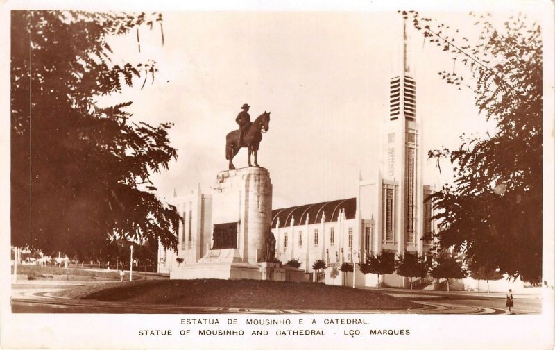 Lot123 statue mounsinho cathedral Maputo Lourenco Marques Mozambique real photo