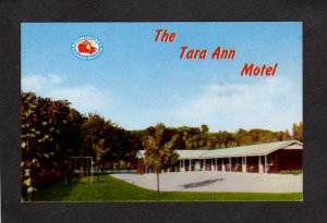 NY Tara Ann Motel Fultonville New York Fred Hime Postcard