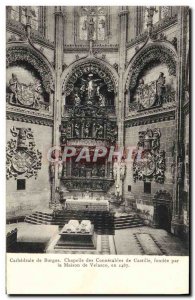 Old Postcard Burgos Cathedral Chapel of the Constables of Castile