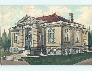 Divided Back LIBRARY SCENE Abilene Kansas KS hs2834