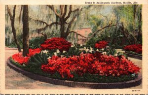 Alabama Mobile Scene In Bellingrath Gardens 1948 Curteich