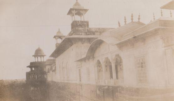 Agra Port Uttar Pradesh Rakabganj India Antique Real Photo Postcard