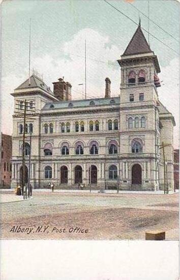 New York Albany Soldiers And Sailors Monument Rear View