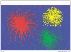 Fireworks, Celebrate Canada Day, 1950-60s