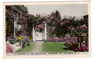 A Corner, Butchart`s Gardens, Victoria, British Columbia, Tinted Photo