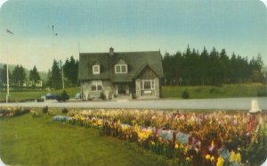 Fundy National Park New Brunswick Canada  Admin & Info Bldg Chrome Postcard