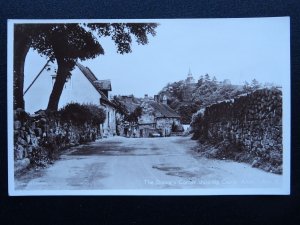 Staffordshire ALTON The Doctor's Corner showing Castle - Old RP Postcard