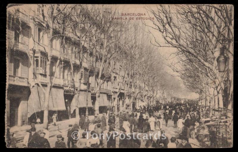 Barcelona - Rambla de Estudios