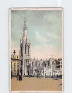 Postcard Grace Church New York City New York USA