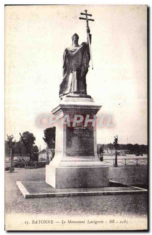 Old Postcard Bayonne Lavigerie Monument