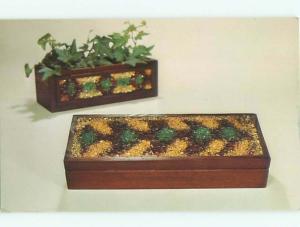 Pre-1980 This Is A Postcard GEM TOP CHARM CHEST BY NATIONAL HANDCRAFT AC7202