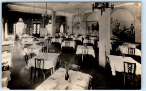 RPPC  BALTIMORE, MD  Interior WALKER HASSLINGER RESTAURANT ca 1930s   Postcard