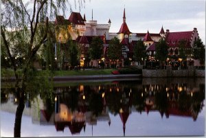 Germany World Showcase Lagoon Pavilion Epcot Center Florida Postcard 1982