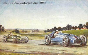 4.5 Liter Unsupercharged Lago-Talbot Auto Race Car, Racing writing on back 