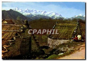 Modern Postcard The Massif du Mont Valier seen Col de Sareille